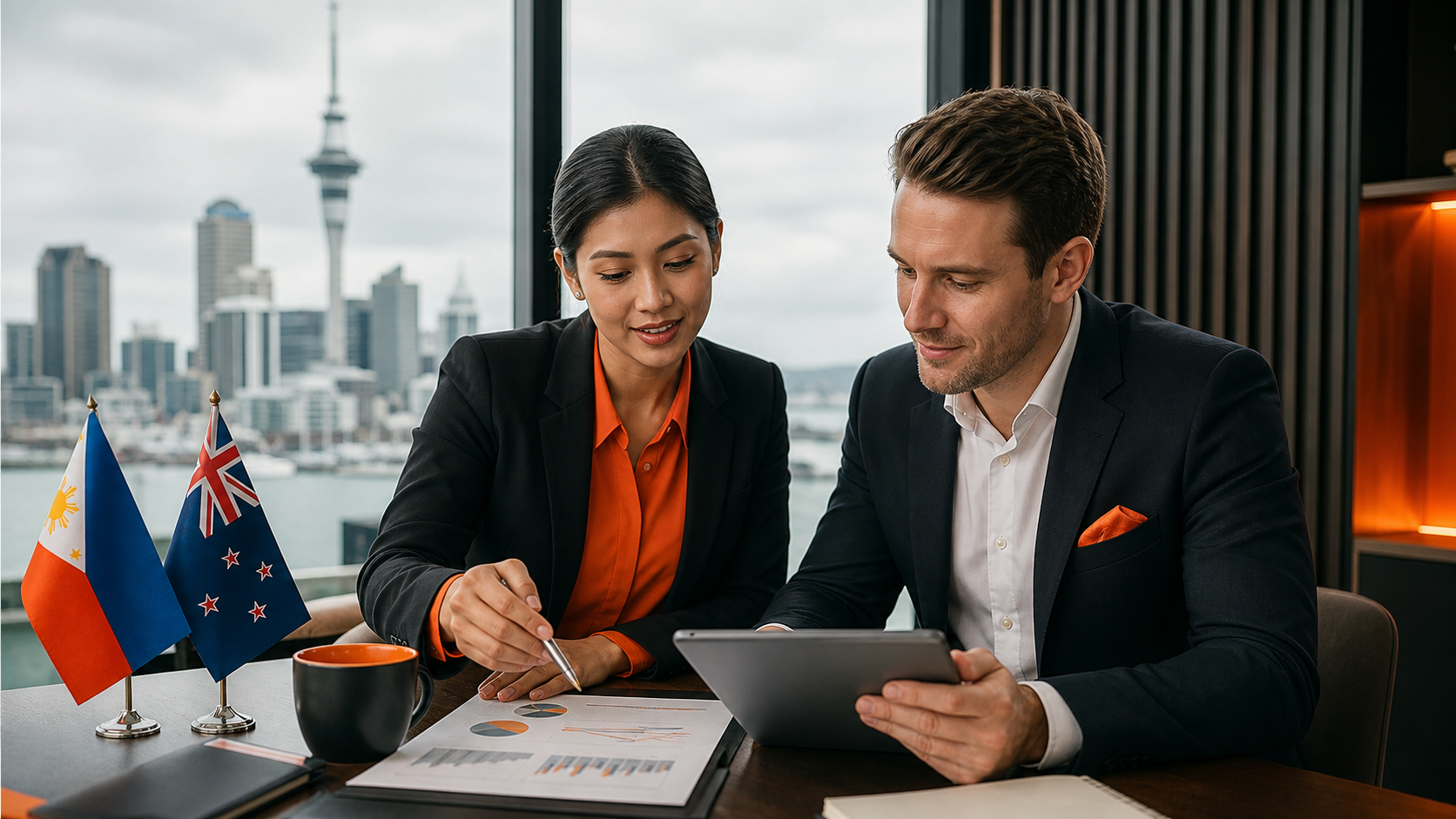 New Zealand and Philippines trade and industry discussion