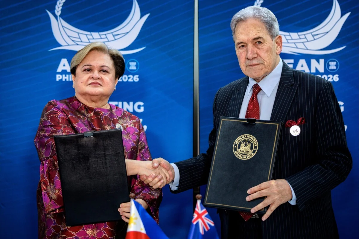 Winston Peters and Philippine Foreign Secretary at ASEAN Manila 2026
